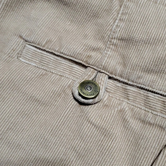 Lauren Ralph Lauren tan corduroy cargo pants excellent condition - Picture 7 of 9